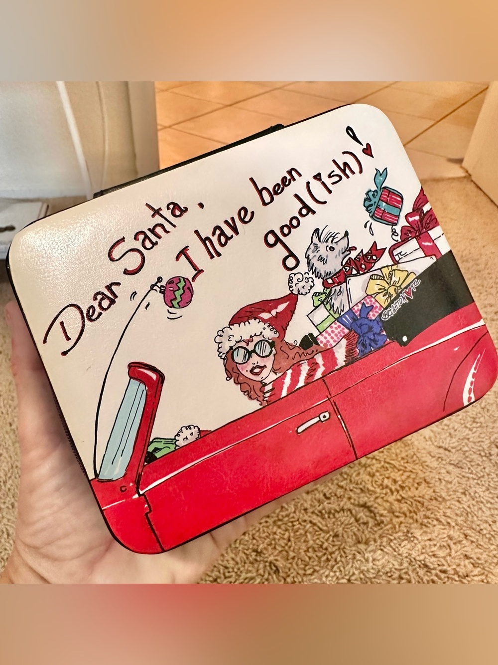 Brighton Dear Santa Travel jewelry box  I Have Been GOOD ish 😉